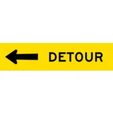 Temporary Traffic Signs DETOUR (ARROW LEFT)
