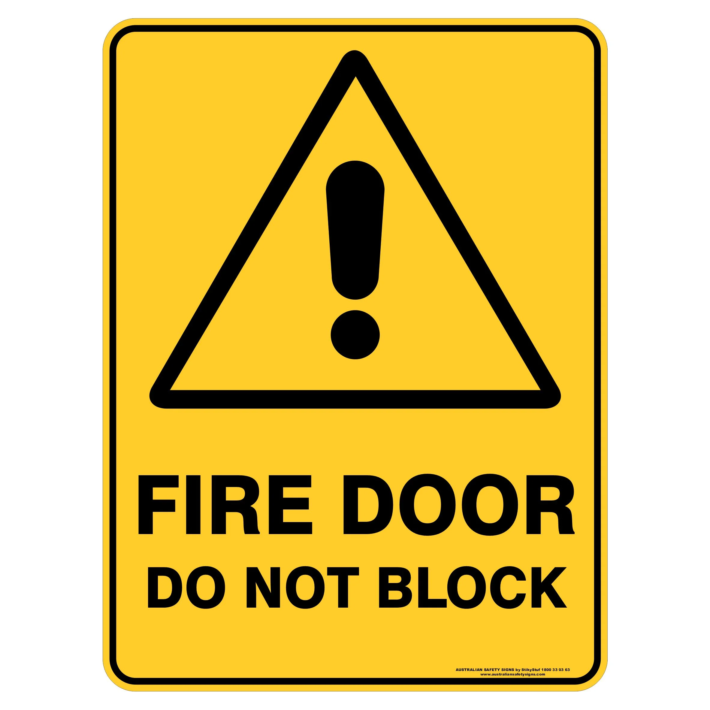 Fire Door Do Not Block