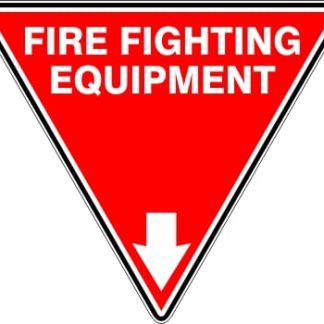 Fire Safety Signs EXTINGUISHER ID MARKER TRI FIRE FIGHTING EQUIPMENT