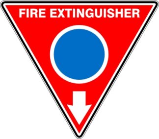 Fire Safety Signs EXTINGUISHER ID MARKER TRI FOAM