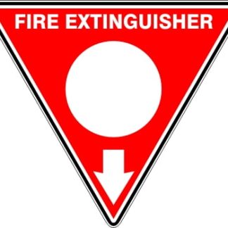 Fire Safety Signs EXTINGUISHER ID MARKER TRI POWDER