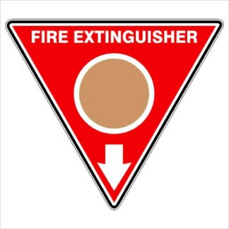Fire Safety Signs EXTINGUISHER ID MARKER TRI WET CHEMICAL