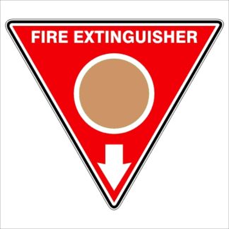 Fire Safety Signs EXTINGUISHER ID MARKER TRI WET CHEMICAL
