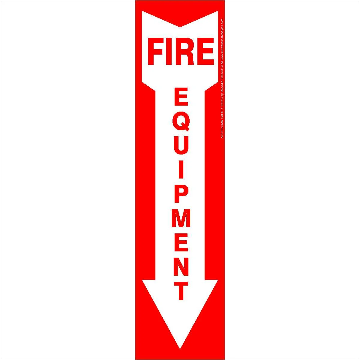 Fire Extinguisher Vert Arrow