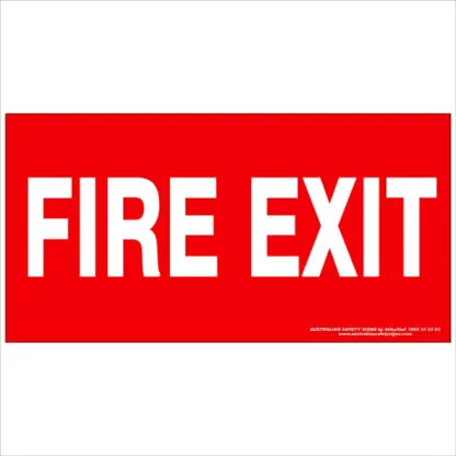 Fire Safety Signs FIRE EXIT 350