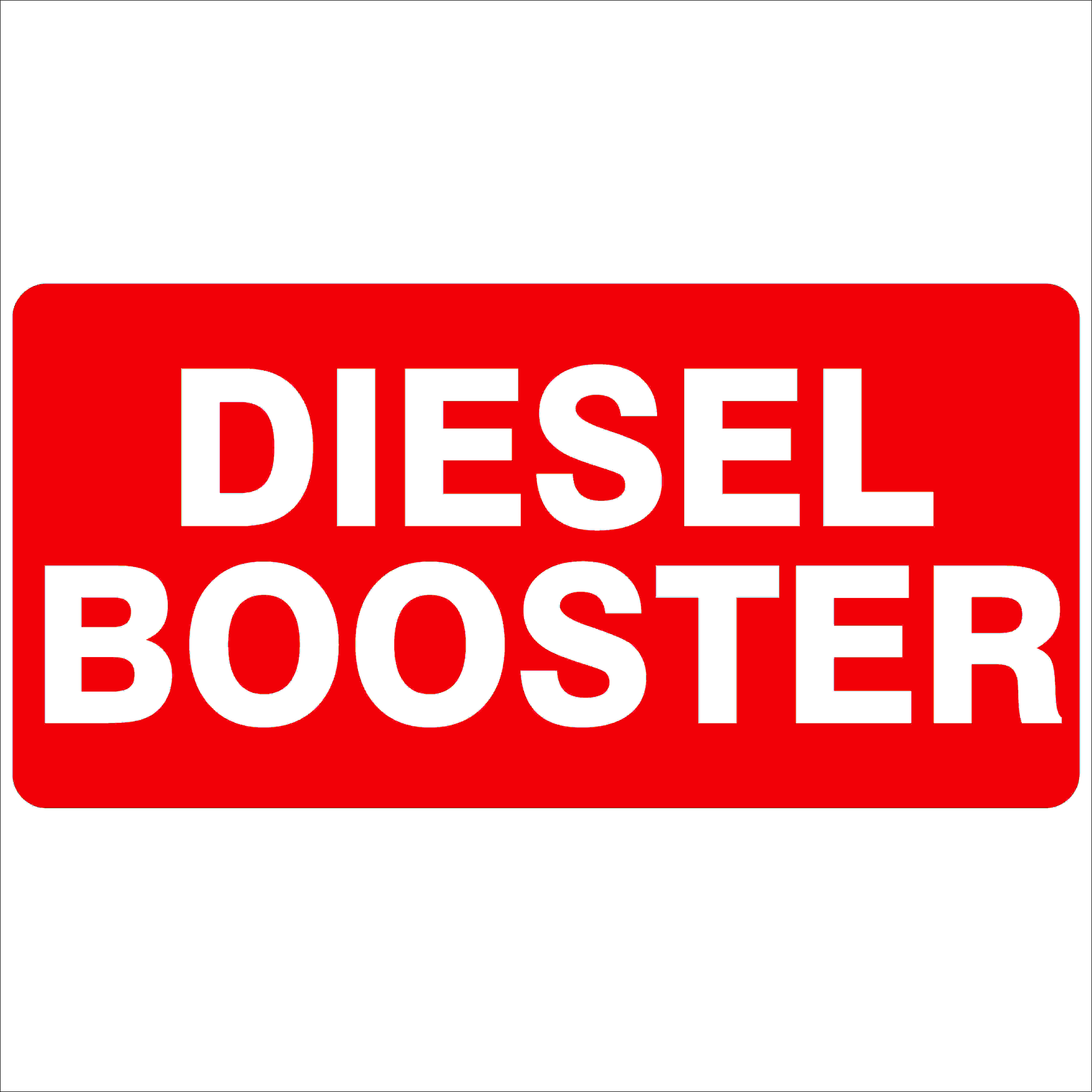 Fire Safety Signs DIESEL BOOSTER
