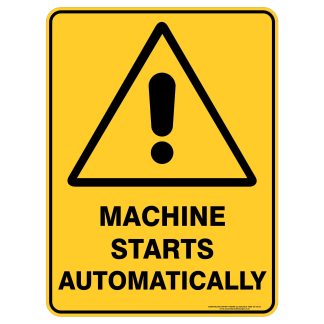 Machine Starts Automatically