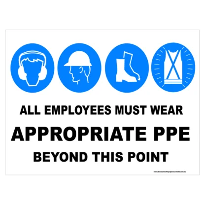 Appropriate Ppe - Beyond This Point
