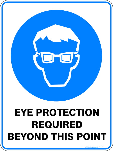 Mandatory Signs EYE PROTECTION REQUIRED