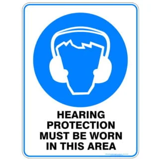 Hearing Protection Must Be Worn