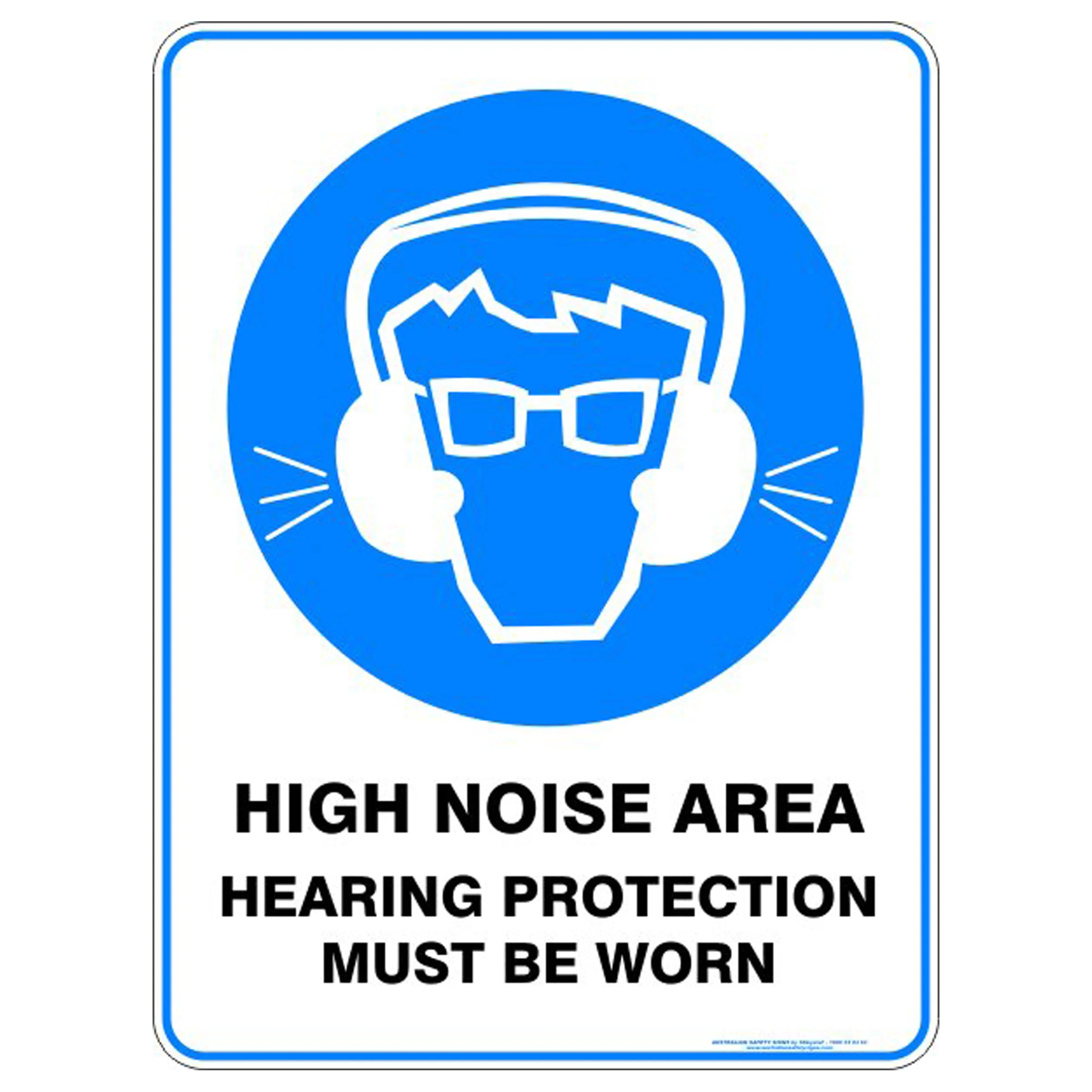 High Noise Area Hearing Protection Must Be Worn