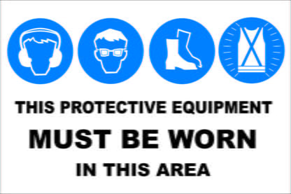 Multi-Condition PPE Signs MULTI-CONDITION PPE IN THIS AREA v2