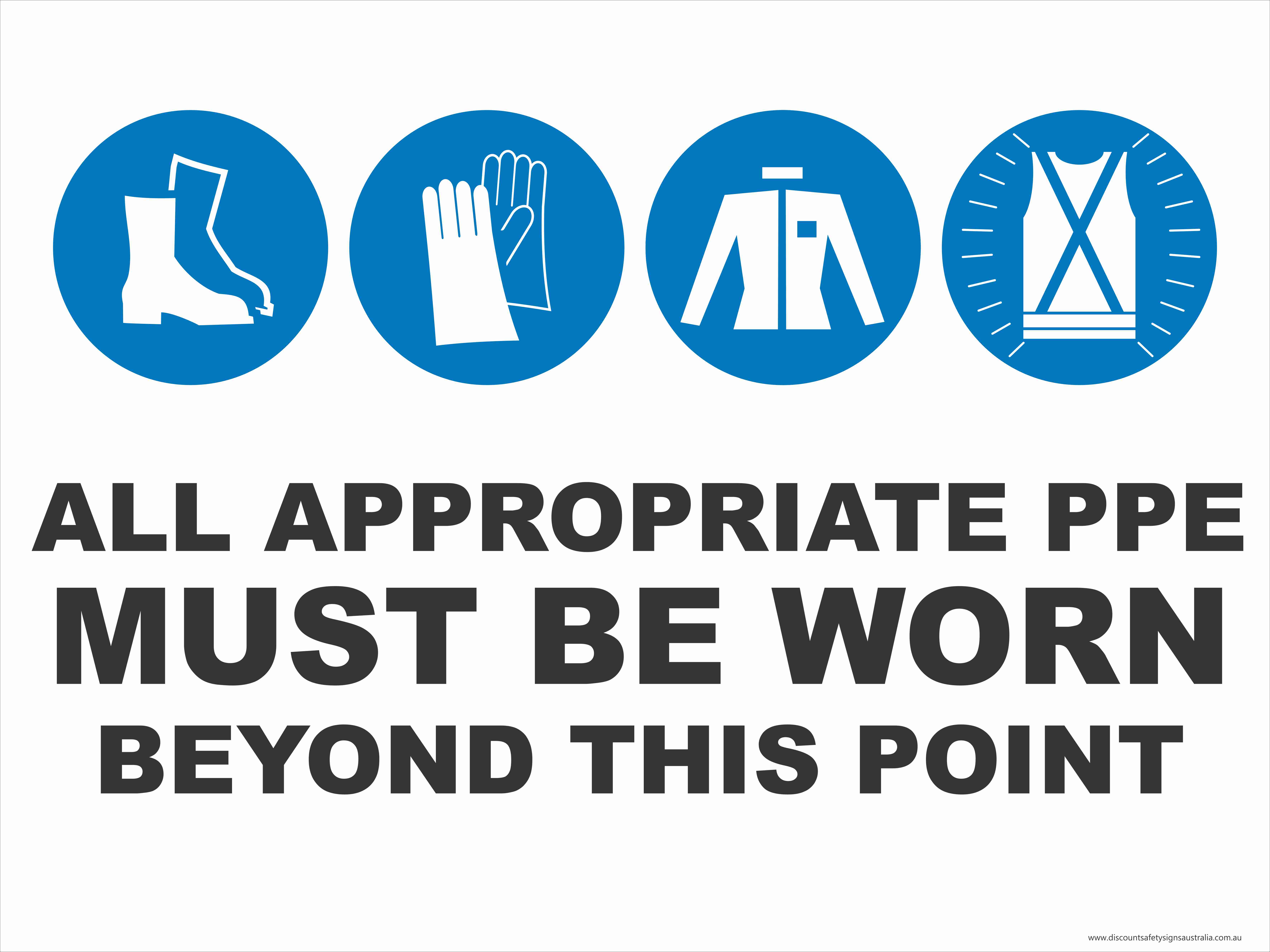 Multi condition ppe signs archives discount safety signs australia