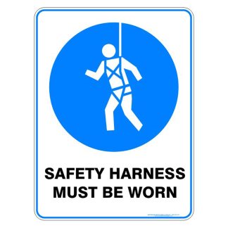 Safety Harness Must Be Worn