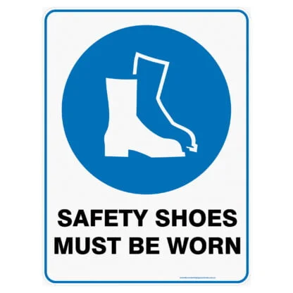 Safety Shoes Must Be Worn