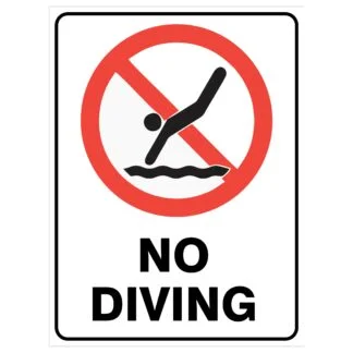 No Diving