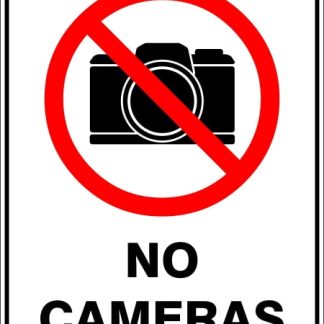 Prohibition Signs NO CAMERAS