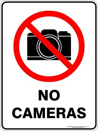 Prohibition Signs NO CAMERAS