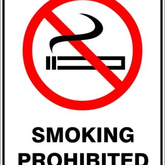 Prohibition Signs SMOKING PROHIBITED