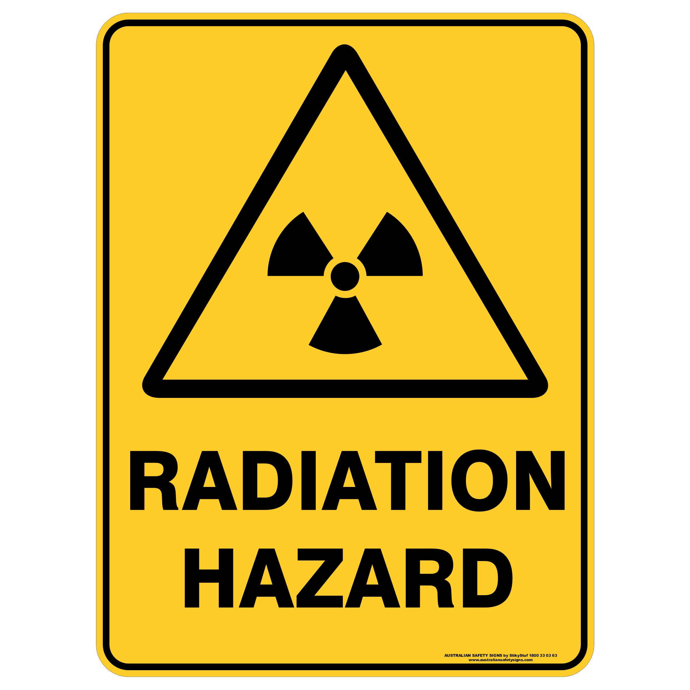 Radiation Hazard Buy Now Discount Safety Signs Australia