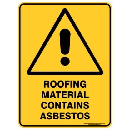 Roofing Material Contains Asbestos