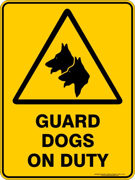 Dog Signs Australia Dog Signs Australia