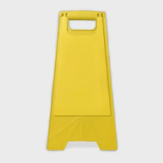 Blank Yellow A-frame Sign