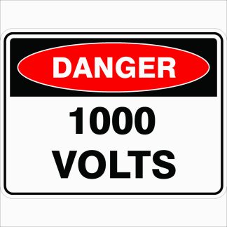 1000 Volts Isolate Before Opening