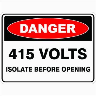 1000 Volts Isolate Before Opening