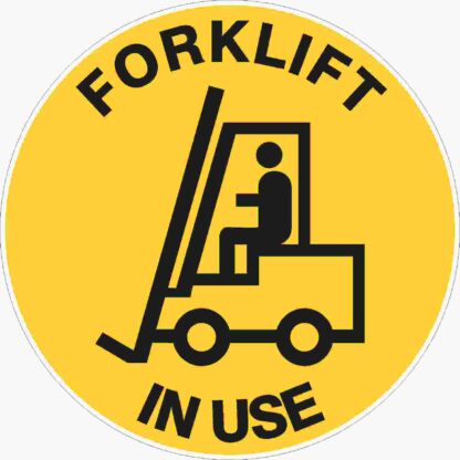 Forklift In Use - Floor Marker