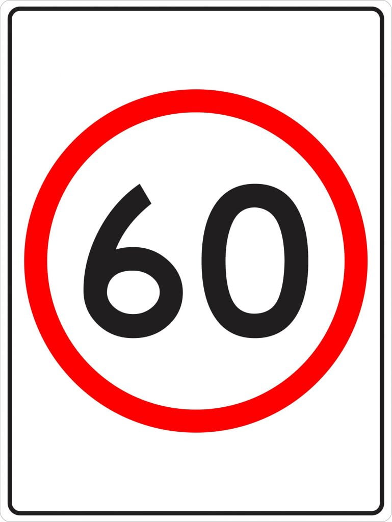 SPEED RESTRICTION SIGN | Discount Safety Signs Australia
