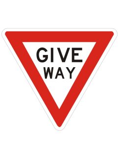 Give Way Sign (regulatory)