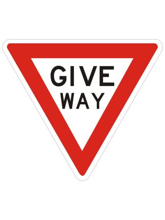 Give Way Sign (regulatory)