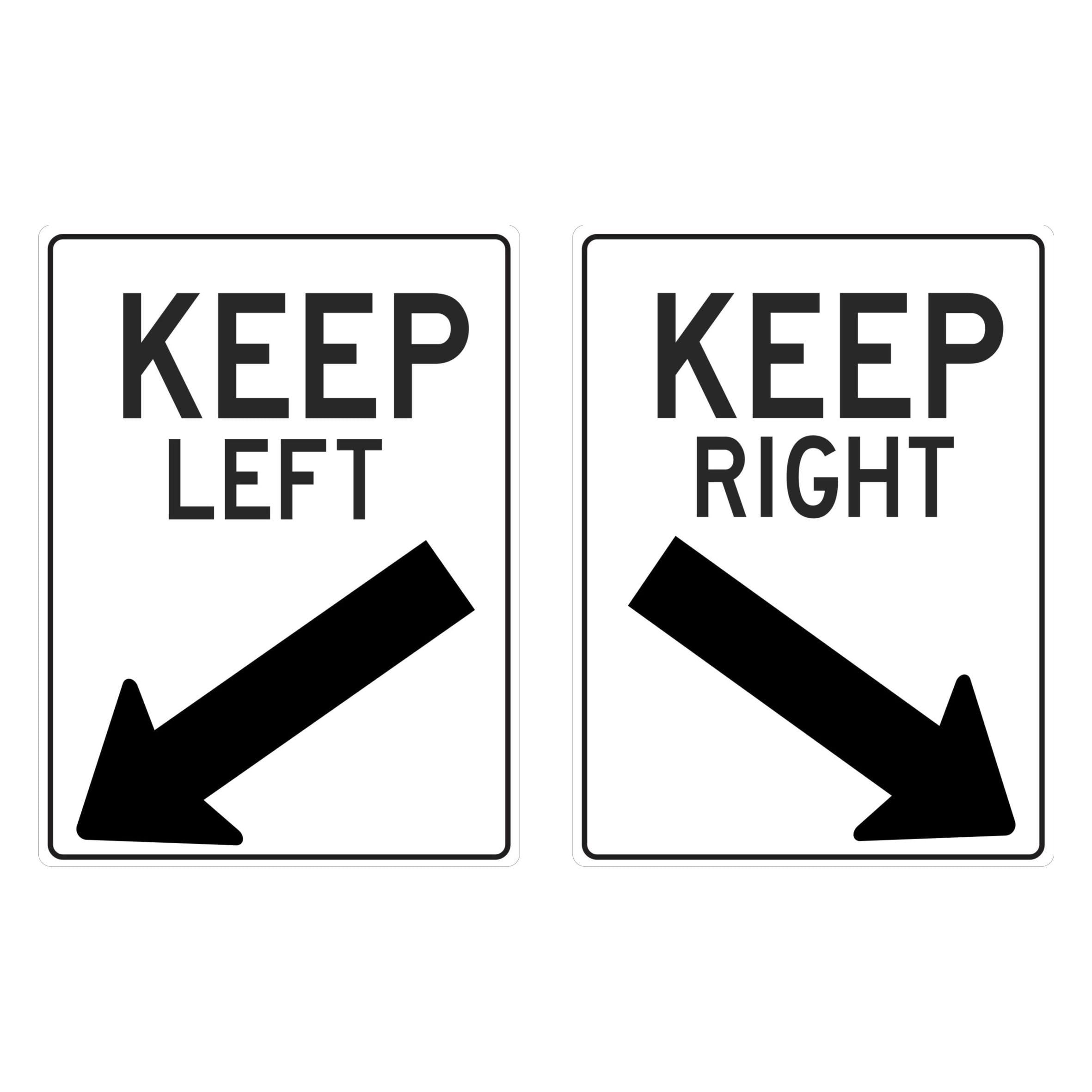 KEEP (LEFT OR RIGHT) SIGN Buy Now Discount Safety Signs Australia