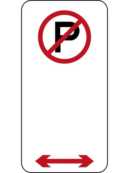 No Parking Sign (regulatory) (left Or Right)