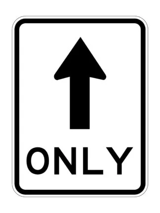 No Turns Sign