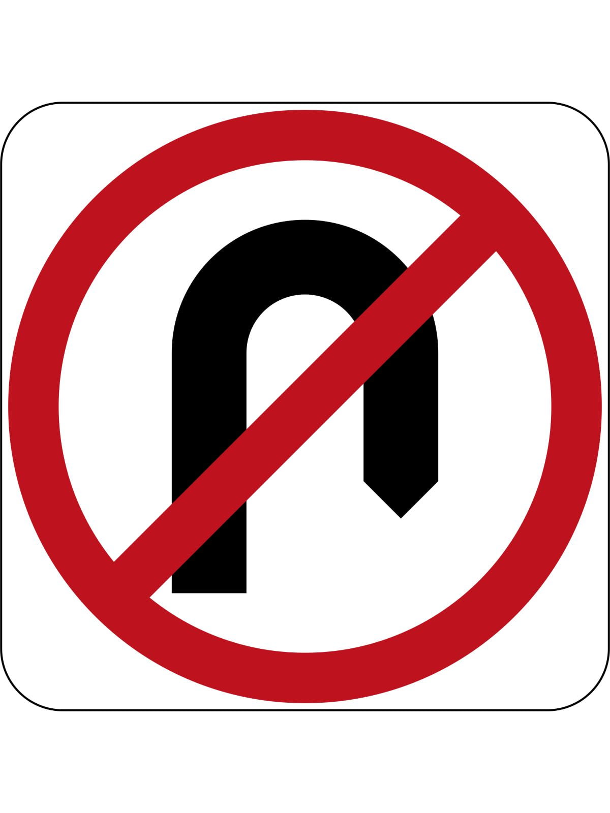 NO U TURN SIGN | Buy Now | Discount Safety Signs Australia