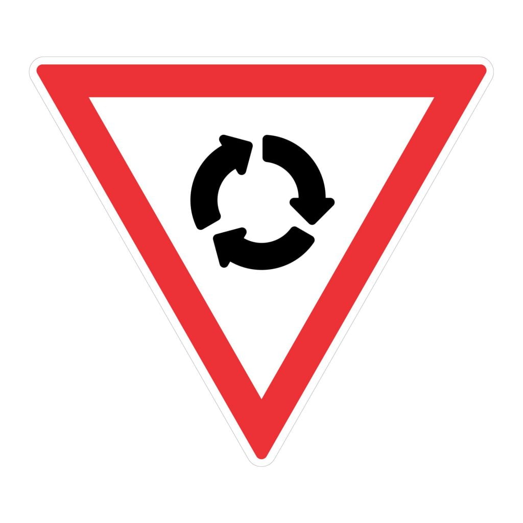 ROUNDABOUT SIGN | Buy Now | Discount Safety Signs Australia