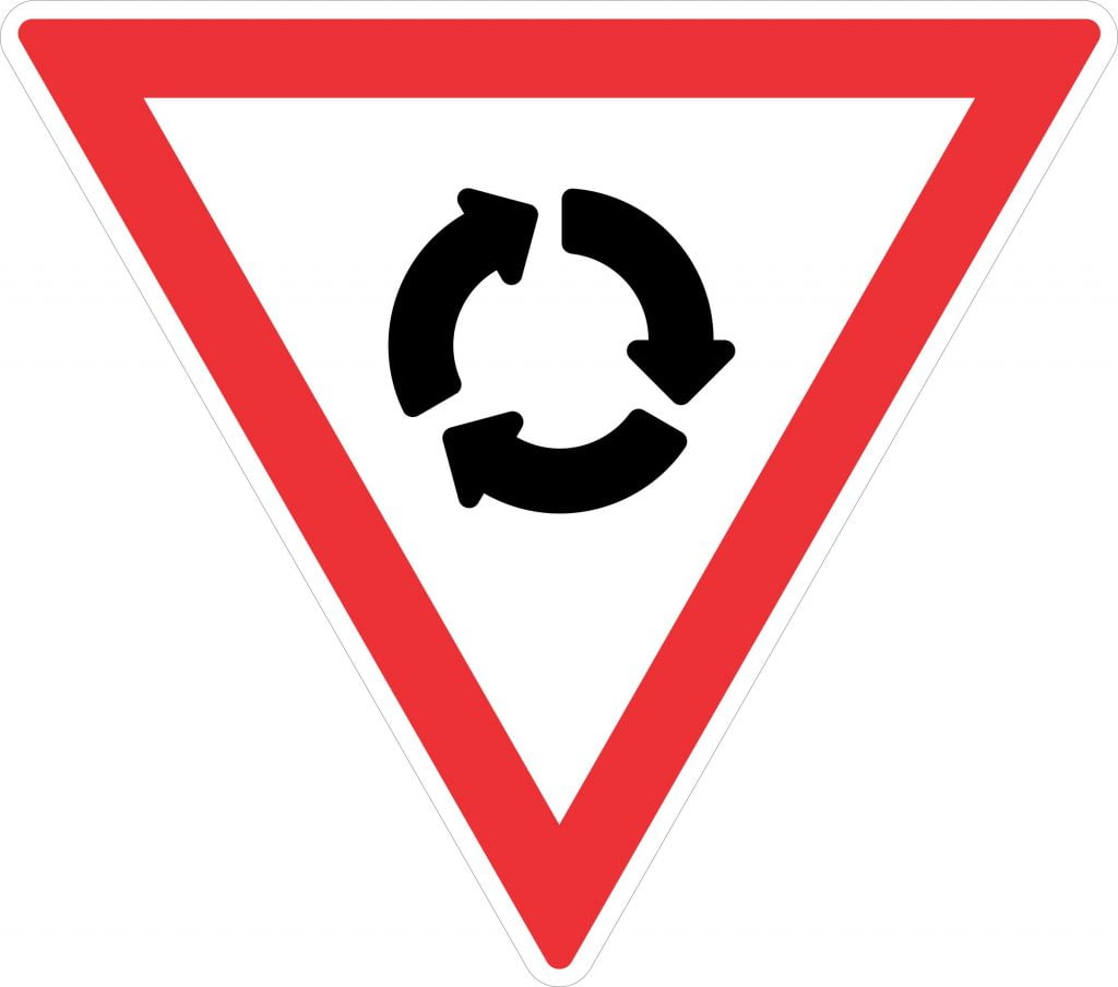 ROUNDABOUT SIGN Discount Safety Signs Australia
