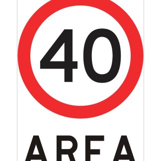 Speed Limit Area Sign