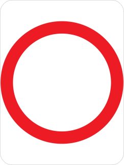 Speed Restriction Sign (regulatory)