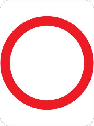 Speed Restriction Sign (regulatory)