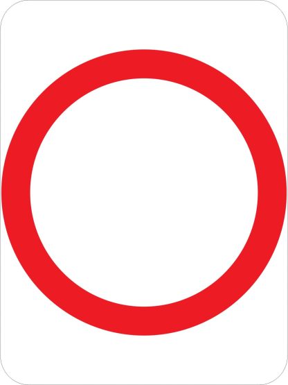 Speed Restriction Sign (regulatory)