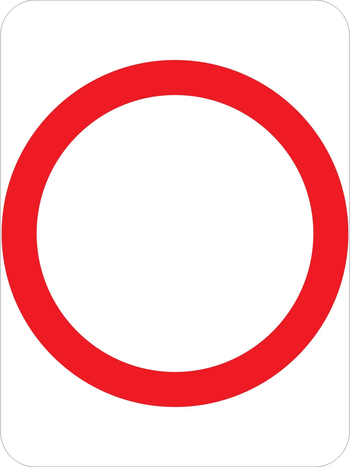 Speed Restriction Sign (regulatory)