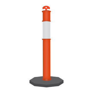 T-top Bollard 1150mm (h) With 6kg Base