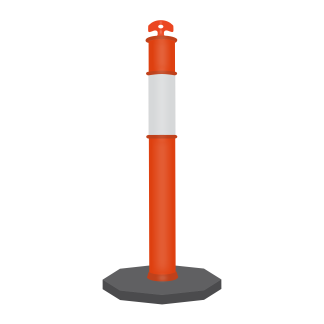T-top Bollard 1150mm (h) With 6kg Base