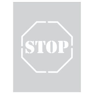 Stop Stencil