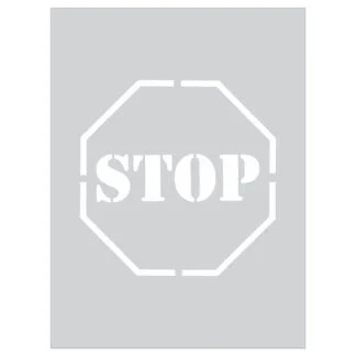 Stop Stencil