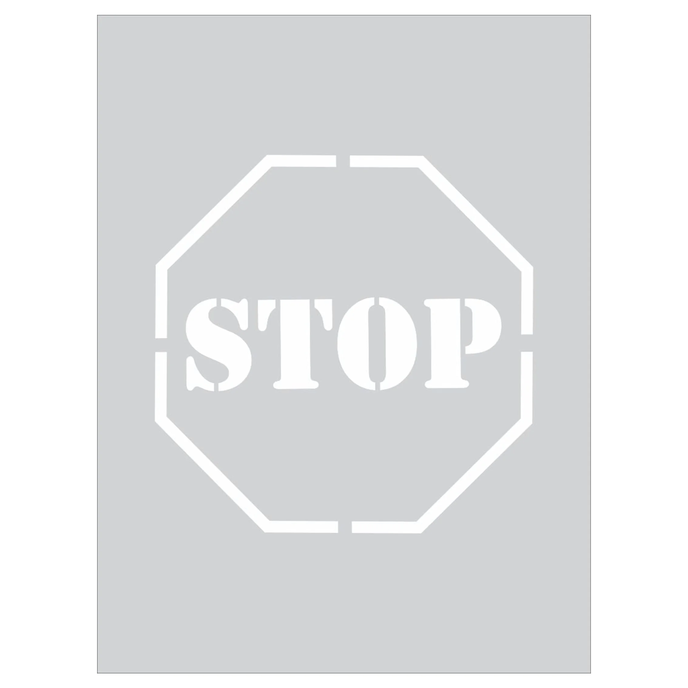 Stop Stencil