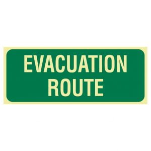 Exit Sign - Evacuation Route